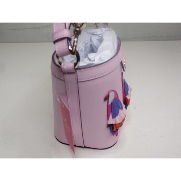 Kate Spade Small Bucket Bag Flamingo NWT - Picture 4 of 8
